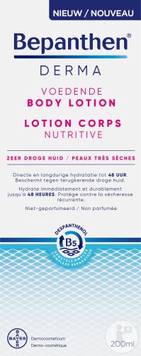 Bepanthen Derma Loțiune Nutritivă Pentru Corp 200ml