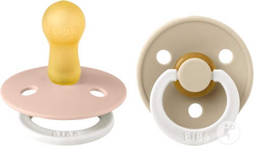 Bibs Colour Night Collection Suzete 6‑18 Luni Mărimea 2 Vanilla Blush 2 Bucăți