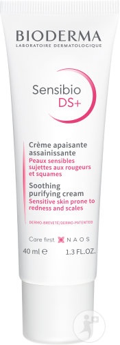 Bioderma Sensibio DS+ Cremă Calmanta Și Purifiantă Pentru Piele Sensibilă 40ml
