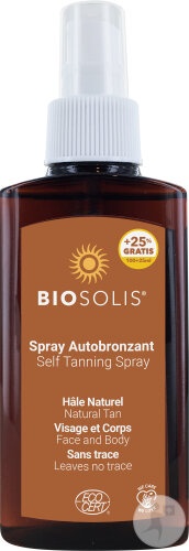 Biosolis Spray Autobronzant 100ml + 25ml Gratuit