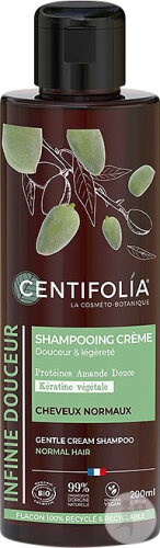Centifolia Șampon Cremă Ultra-Blândă Pentru Păr Normal Flacon 200ml