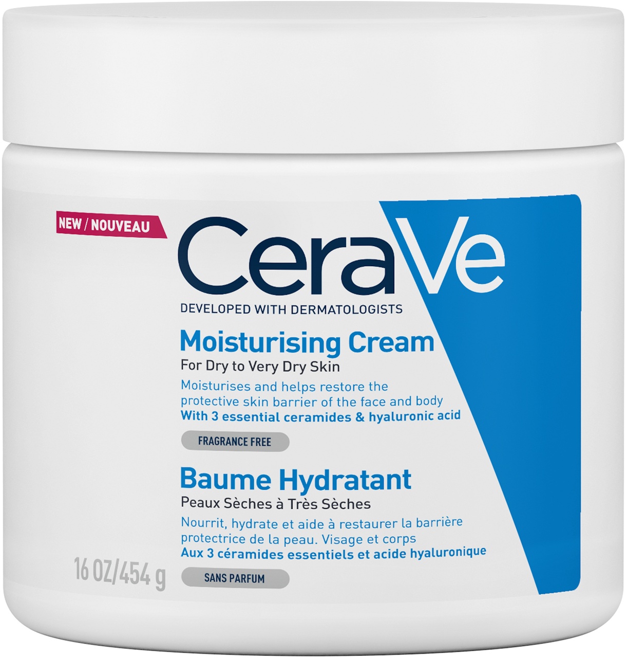 Cerave Balsam Hidratant Pentru Piele Uscată Spre Foarte Uscată Borcan 454ml