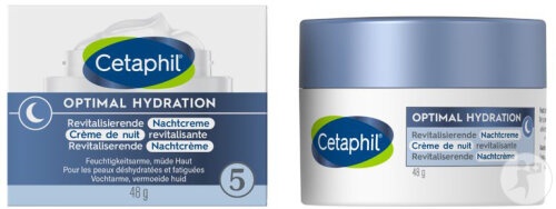 Cetaphil Optimal Hydration Cremă De Noapte Revitalizantă Piele Uscată Și Sensibilă 48g