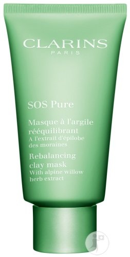 Clarins SOS Pure Mască Cu Argilă Reechilibrantă Piele Mixtă Spre Grasă Tub 75ml