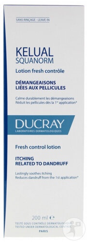 Ducray Kelual Squanorm Loțiune Fresh Control Anti-Mătreață Și Mâncărimi 200ml