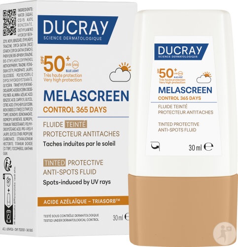 Ducray Melascreen Control 365 Days SPF50+ Fluid De Protecție Anti-Pete 30ml