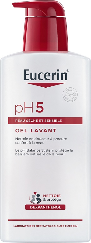 Eucerin pH5 Gel De Curățare Piele Uscată Și Sensibilă Flacon Dozator 400ml