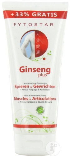 Fytostar Ginseng Plus Cremă De Îngrijire Pentru Mușchi Și Articulații Tub 200ml
