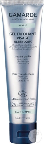 Gamarde Homme Gel Exfoliant Ultra‑Delicat Pentru Față Bio 100g