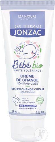 Jonzac Eau Thermale Bébé Cremă Pentru Schimbat Scutecele Tub 75ml