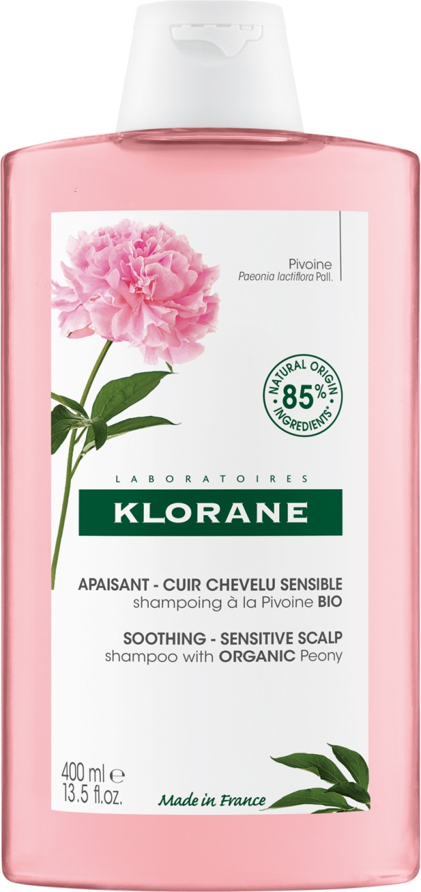 Klorane Bujor Bio Șampon Calmant Anti-Iritații Și Protecție Pentru Scalpul Sensibil 400ml