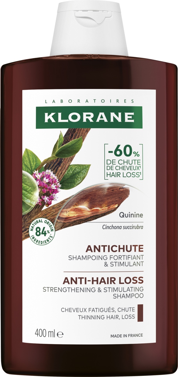 Klorane Chinină & Edelweiss Șampon Fortifiant Si Revitalizant Impotriva Căderii Părului Bio 400ml