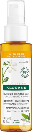 Klorane Ulei Nutri-Reparator Cu Tamanu Bio & Monoi Pentru Protecție Solară A Părului 100ml