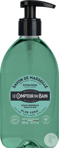 Le Comptoir Du Bain Marseille Sapun Lichid Cu Aloe Vera Pentru Piele Sensibila 500ml