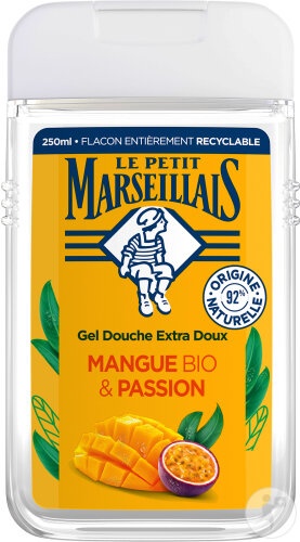 Le Petit Marseillais Gel De Duș Delicat Mango Și Fructul Pasiunii Ambalaj Organic 250ml