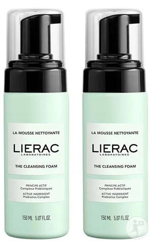 Lierac Duo Spumă De Curățare 2x150ml