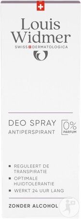 Louis Widmer Spray Antiperspirant Fără Parfum 75ml