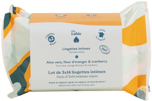 Lubie My Șervețele Intime Naturale Calmante 3x14buc