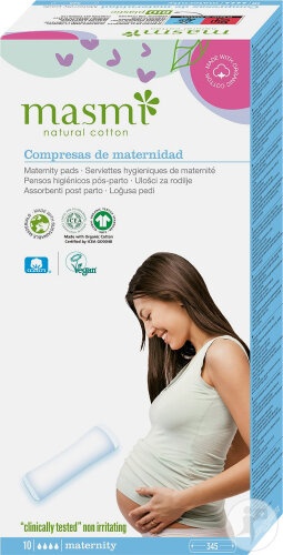 Masmi Maternity Absorbante Bumbac Bio 10 10 Bucăți