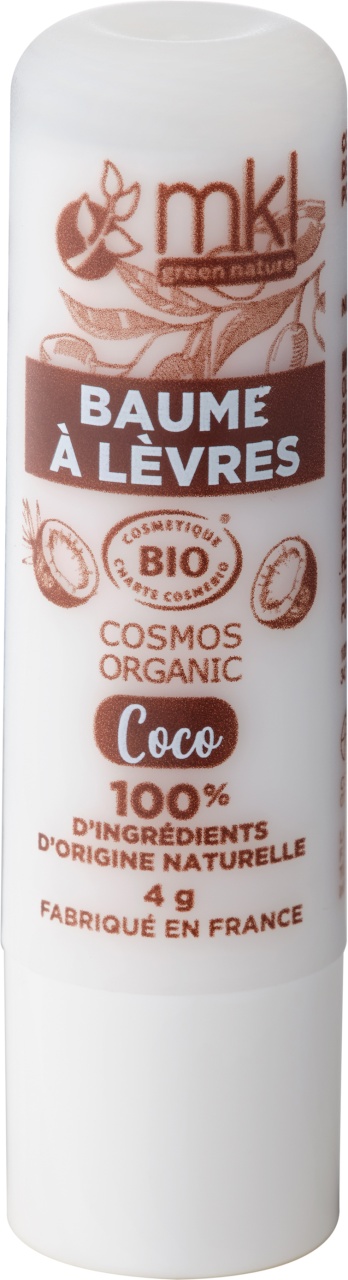 MKL Green Nature Balsam De Buze Bio Nucă De Cocos 4g