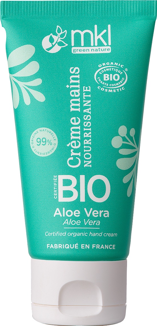 MKL Green Nature Cremă De Mâini Hrănitoare Și Reparatoare Aloe Vera Organic 50 ml