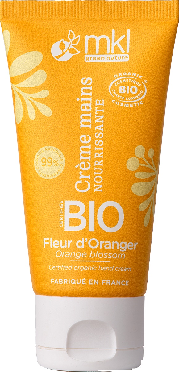 MKL Green Nature Cremă De Mâini Organic Reparatoare Și Hidratantă Cu Floare De Portocal 50ml
