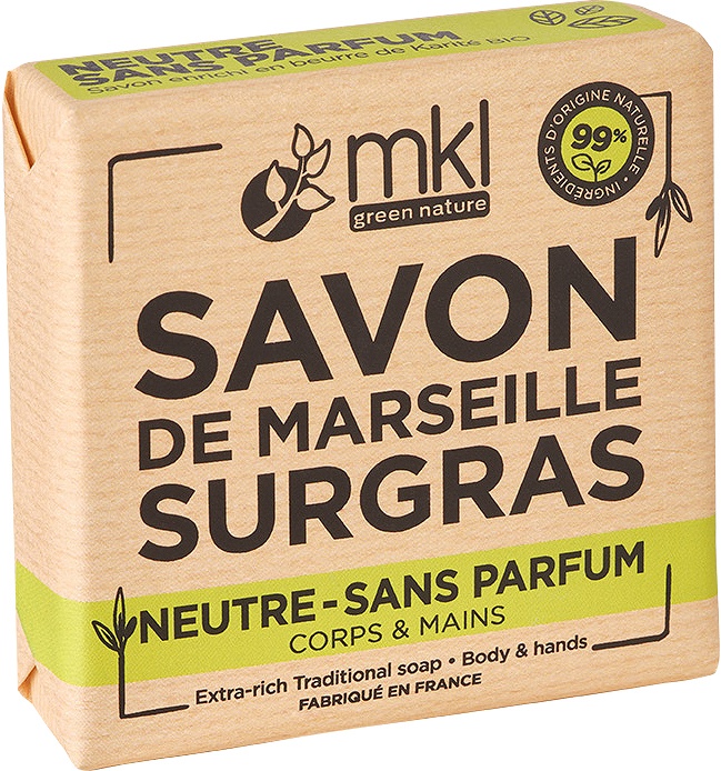MKL Green Nature Săpun Solid De Marseille Rehidratant Neutru Fără Parfum 100g