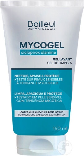 Mycogel Gel Spumant De Curățare Pentru Piele Sensibilă/Micoze Tub 150ml
