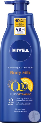 Nivea Q10 + Vitamina C Lapte De Corp Fermitate Hidratare 48 H Piele Uscată 400ml