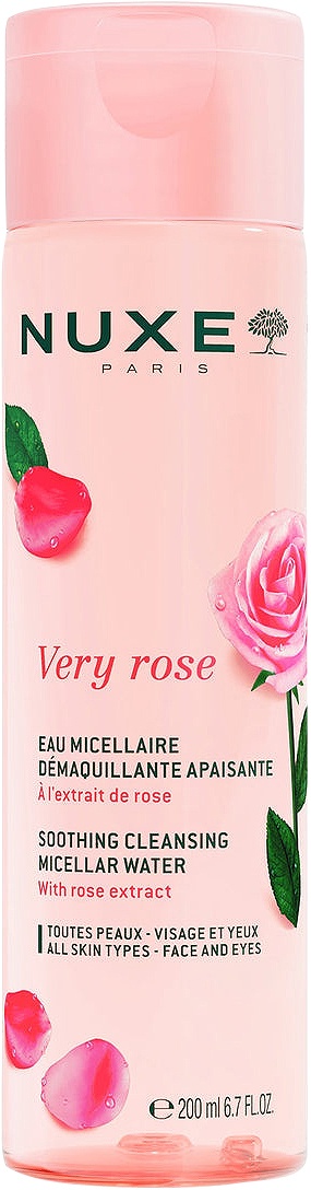 Nuxe Very Rose Apă Micelară Demachiantă Calmantă 200ml