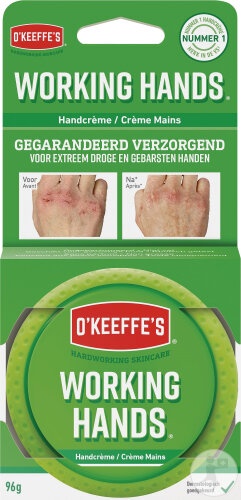 O’Keeffe’s Working Hands Cremă Pentru Mâini Foarte Uscate și Crăpate 96g