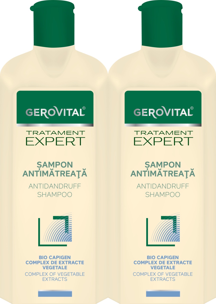 Gerovital Tratament Expert Șampon Antimătreață 2x400ml