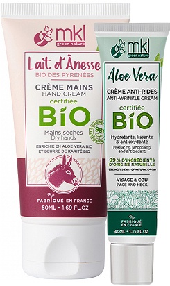 MKL Green Nature Aloe Vera Cremă Anti-Rid Bio + Cremă De Mâini