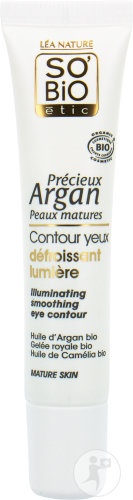 So'Bio Étic Argan Prețios Cremă Contur Ochi Iluminatoare Anti-Rid Pentru Ten Matur Bio 15ml