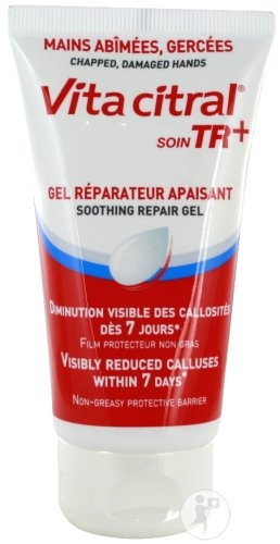 Akileïne Vita Citral Soin TR+ Gel Reparator Calmant Pentru Mâini Crăpate/Degradate 75ml