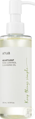 Anua Ulei Demachiant Pentru Controlul Porilor Cu Heartleaf Flacon Cu Pompiță 200ml