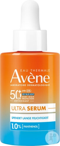 Avène Protecție Solară Ultra Serum SPF50+ Cu Panthenol Hidratare De Lungă Durată Pentru Piele Sensibilă 30ml
