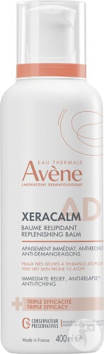 Avène Xeracalm A.d Balsam Relipidant Pentru Piele Foarte Uscată/Eczemă Atopica/Mâncărime 400ml