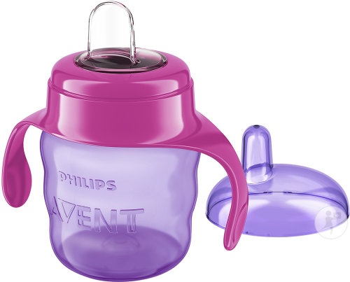 Avent Cană Anti-Scurgere 200ml Roz 1 Bucată