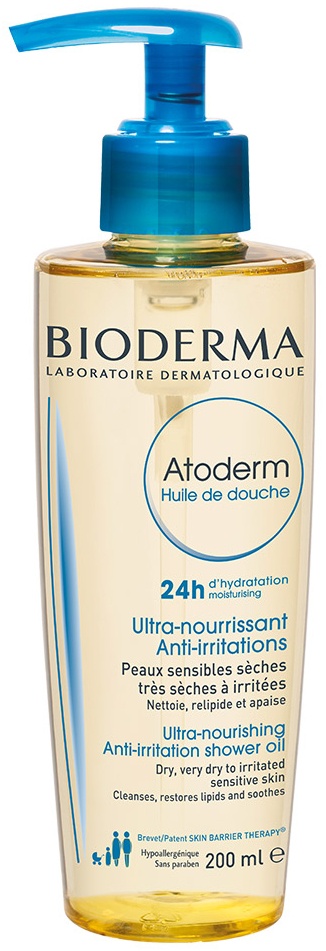 Bioderma Atoderm Shower Oil Cleanser Anti-Irritation Pielea Uscată Și Atopică 200ml