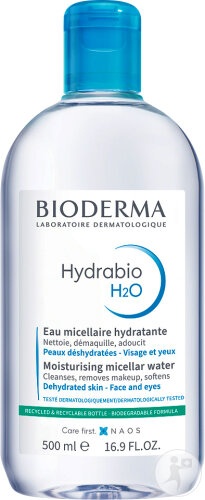 Bioderma Hydrabio H2O Apă Micelară Demachiantă Pentru Ten Deshidratat 500ml