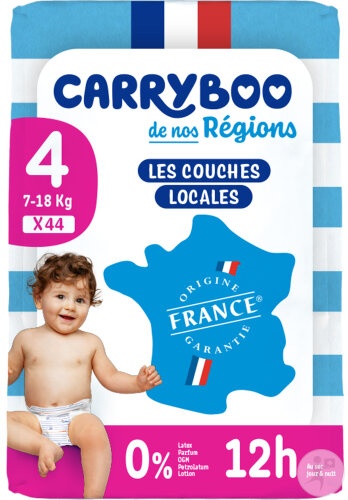 Carryboo Scutece Mărimea 4 7-18kg 44 Bucăți