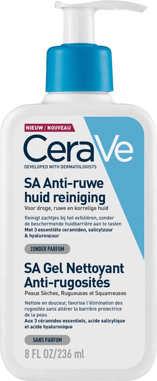 Gel de curatare anti-rugozitati SA, 236 ml, CeraVe - imagine 2