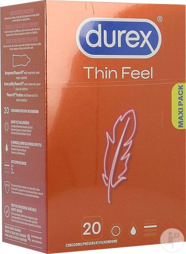 Durex Thin Feel Prezervative 20 Bucăți