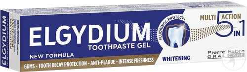 Elgydium Multi-Action Pastă De Dinţi Pentru Gingii/Carii/Anti-Placă Cu Prospătime Intensă 75ml