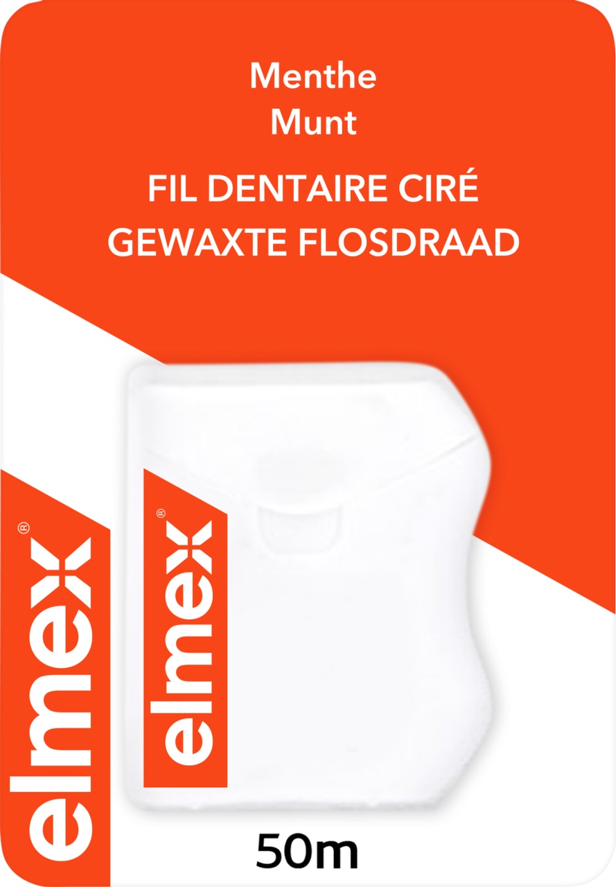 Elmex Ață Dentară Cu Ceară Si Menta 50m 1 Bucată