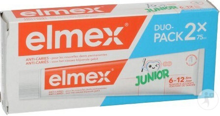 Elmex Junior Pastă De Dinți Anti-Carii Pentru Copii 6-12 Ani 2x75ml