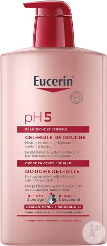 Eucerin Ph5 Gel-Ulei De Duș Pentru Piele Uscată Și Sensibilă 1000ml