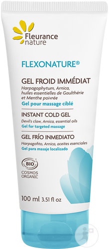 Fleurance Nature Flexonature Gel Rece Imediat Pentru Masaj Țintit Organic Tub 100ml