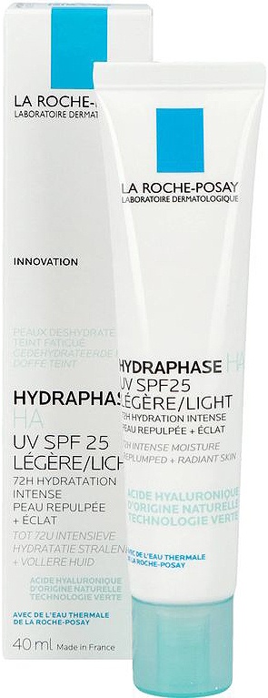 La Roche-Posay Hydraphase HA UV Cremă Hidratantă Lejeră SPF25 Tub 40ml